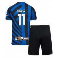 Camiseta Inter Milan Joaquin Correa #11 Primera Equipación para niños 2024-25 manga corta (+ pantalones cortos)